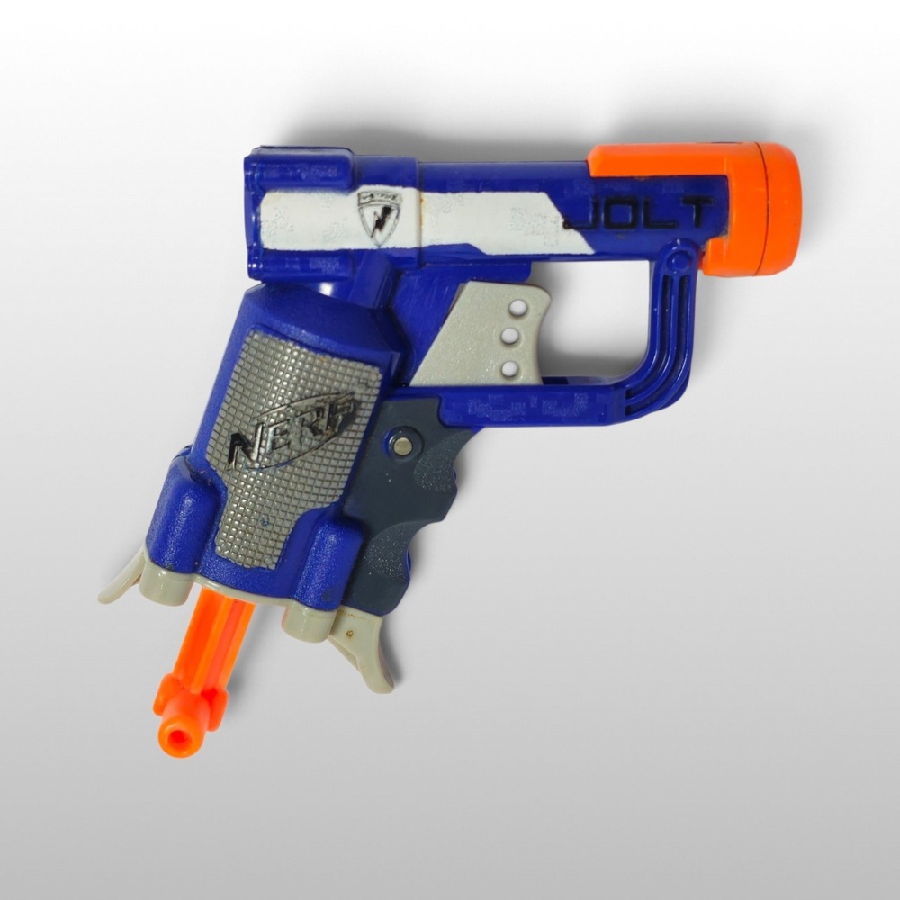 Nerf N-Strike Blue Jolt Single Shot Pocket Blaster Nerf OS Retro Toy Foam Dart